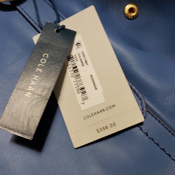 Sold.  Cole Haan Julianne Leather Tote Bag - Picture 7 of 8